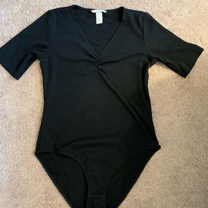 Black H&M Short Sleeve Bodysuit